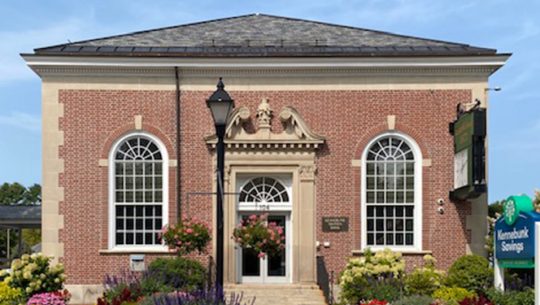 Main street drive Kennebunk Savings branch building