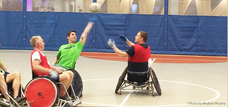 Kennebunk Savings and Northeast Passage Unite															for Wheelchair Rugby Experience