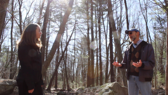 Kennebunk Savings Branch Manager Kaley Gagne speaks about conservation in Hampton