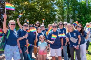 Ogunquit flag raising with KS volunteers